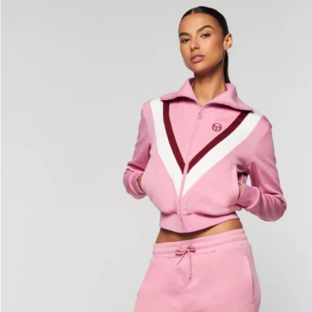 Sergio Tacchini Miss Dallas Polignac Full Track Suit; Matching Set 🏓